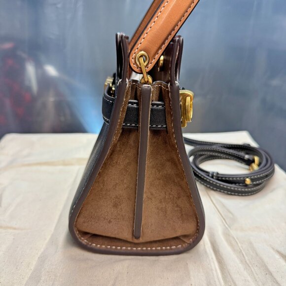 Tory Burch Petite Lee Radziwill Double Crossbody Bag – Black - Picture 9 of 13